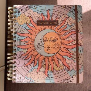 Boho Sun & Moon 2026 Planner
